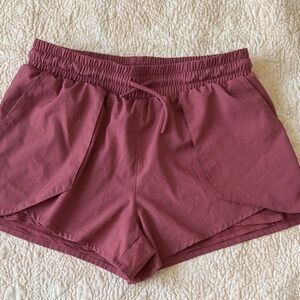 Mondetta Women's Athletic Shorts in Dusty Rose